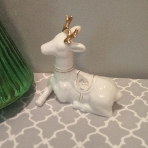 k's collection Holiday Vintage Porcelain Deer Figurine Poshmark